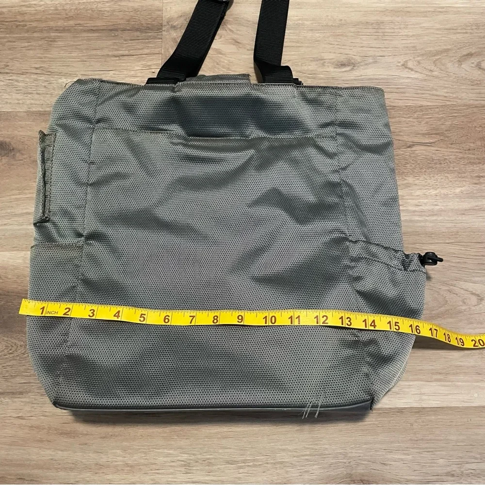 Tumi 543PW Tote Bag Black Gray Business EDC Carry Heavy Nylon